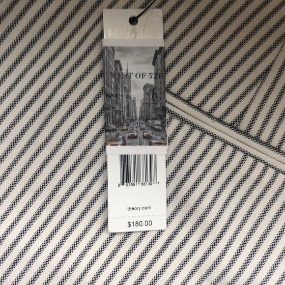 🩳- Theory Yanima Canvas Stripe Shorts Size 4! NWT! - Picture 4 of 11